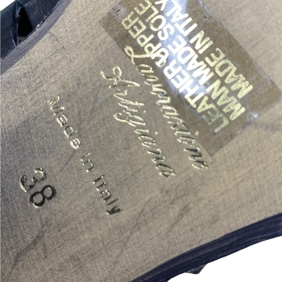 Piampiani Lavorazione Artigiana Italian Laser Cut Ankle Boots Women’s Size 7.5 - Picture 8 of 9